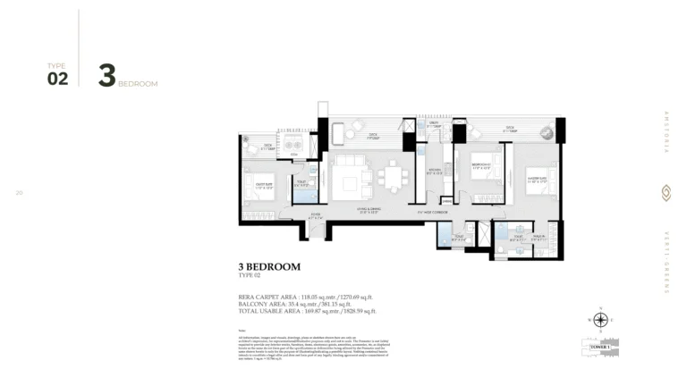BPTP Verti Green Floor Plan 9 floor plan