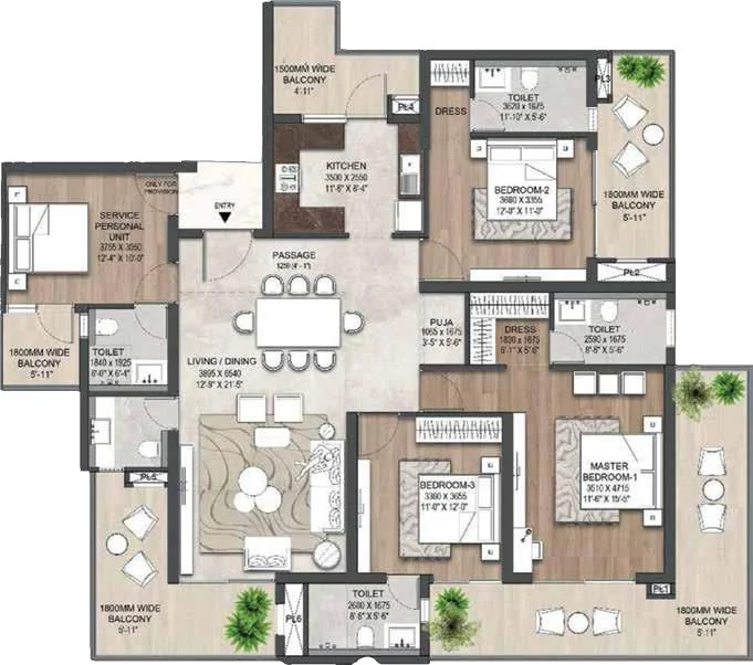 The Palatial by Hero Homes Floor Plan 2 floor plan